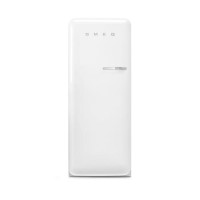 Smeg 244 Litre Fifties Style Right Hand Hinge Fridge with Icebox - White
