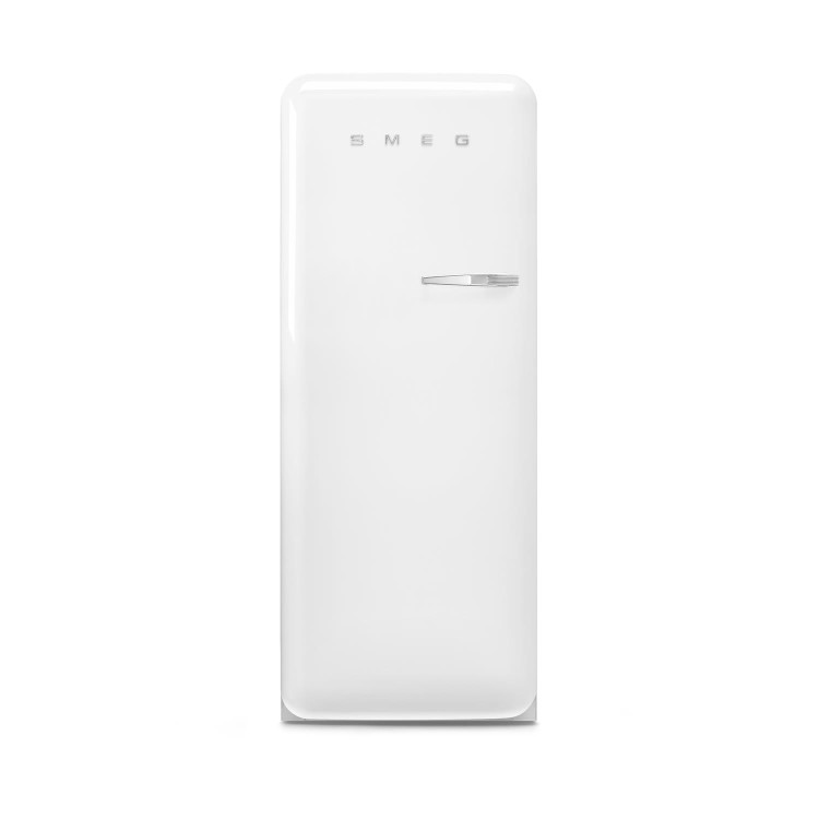 Smeg 244 Litre Fifties Style Right Hand Hinge Fridge with Icebox - White