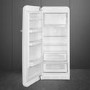 Smeg 244 Litre Fifties Style Right Hand Hinge Freestanding Fridge With Ice Box – White