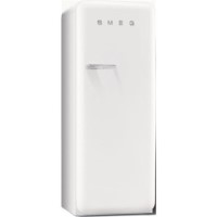 Smeg FAB28QB1 60cm Wide Retro Style Right Fringe Freestanding Fridge - White