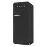 Smeg FAB28QBV Retro Style Fridge with Ice Box - Right Hand Hinge - Velvet Black