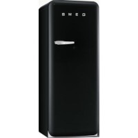 Smeg FAB28QNE1 60cm Wide Retro Style Right Hinge Freestanding Fridge - Black
