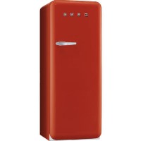 Smeg FAB28QR1 60cm Wide Retro Style Right Hinge Freestanding Fridge - Red