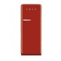 Smeg FAB28QR1 60cm Wide Retro Style Right Hinge Freestanding Fridge - Red