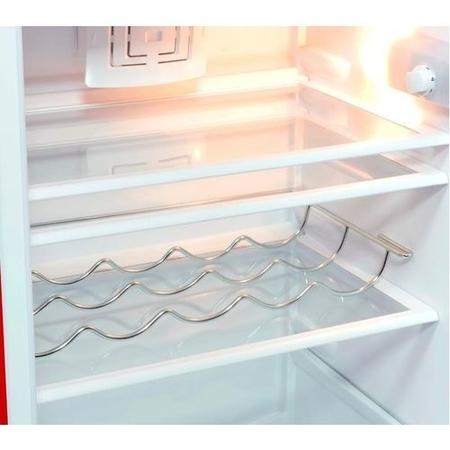 Smeg FAB28QR1 60cm Wide Retro Style Right Hinge Freestanding Fridge - Red