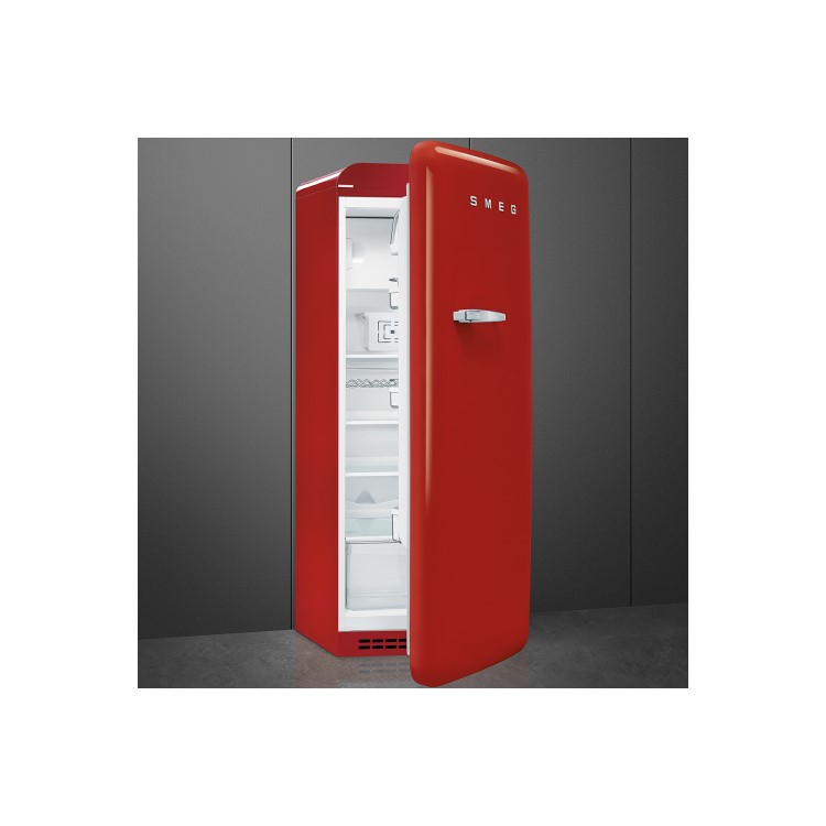 Smeg FAB28QR Retro Style Fridge with Ice Box - Right Hand Hinge