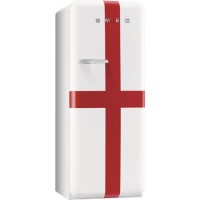 Smeg FAB28QSG Retro Style Fridge With Ice Box - Right Hand Hinge - St Georges Cross