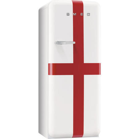Smeg FAB28QSG Retro Style Fridge With Ice Box - Right Hand Hinge - St Georges Cross