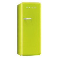 Smeg FAB28QVE1 60cm Wide Retro Style Right Hinge Freestanding Fridge - Lime Green