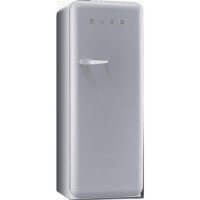 Smeg FAB28QX1 60cm Wide Retro Style Right Hinge Freestanding Fridge - Silver