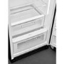 Smeg 244 Litre Fifties Style Right Hand Hinge Freestanding Fridge With Ice Box – Black