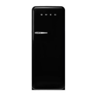 Smeg 244 Litre Fifties Style Right Hand Hinge Freestanding Fridge With Ice Box – Black Smeg 244 Litre Fifties Style Right Hand Hinge Freestanding Fridge With Ice Box – Black
