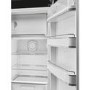 Smeg 244 Litre Fifties Style Right Hand Hinge Freestanding Fridge With Ice Box – Black