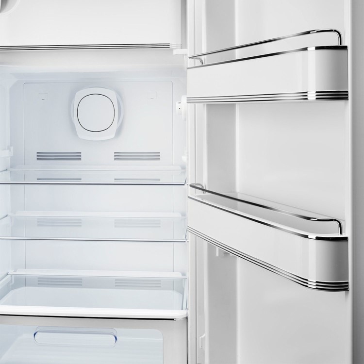 Smeg 244 Litre Fifties Style Right Hand Hinge Freestanding Fridge With Ice Box – Black