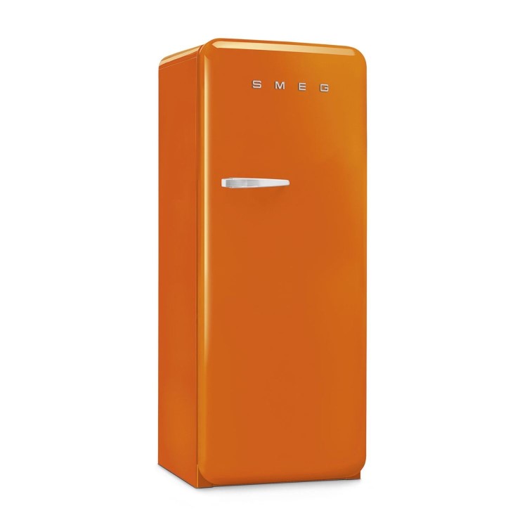 Smeg 244 Litre Fifties Style Right Hand Hinge Freestanding Fridge – Orange
