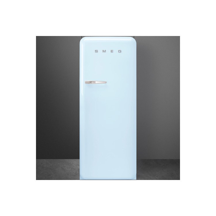 Smeg FAB28RPB3UK Fifities Style Right Hand Hinge Freestanding Fridge With Ice Box - Pastel Blue