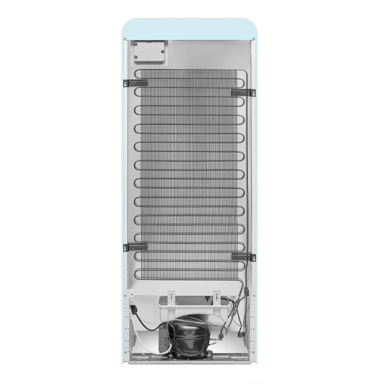 Smeg 244 Litre Fifties Style Right Hand Hinge Fridge with Icebox - Pastel Blue