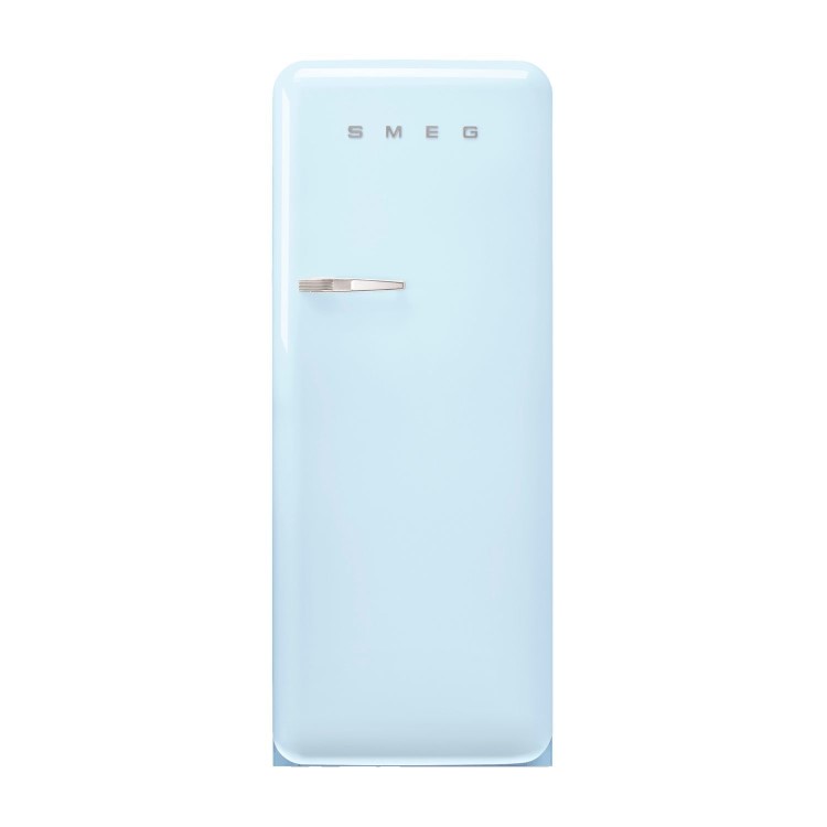 Smeg 244 Litre Fifties Style Right Hand Hinge Fridge with Icebox - Pastel Blue