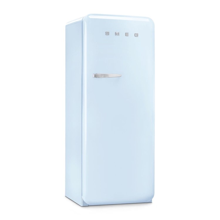 Smeg 244 Litre Fifties Style Right Hand Hinge Fridge with Icebox - Pastel Blue