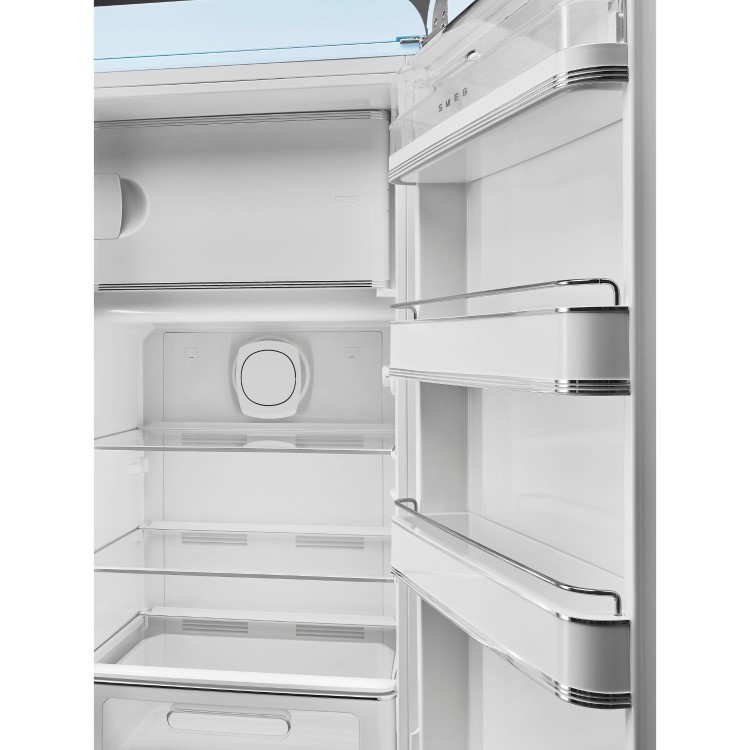 Smeg 244 Litre Fifties Style Right Hand Hinge Fridge with Icebox - Pastel Blue