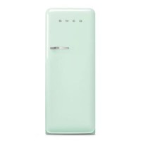 Smeg 244 Litre Fifties Style Left Hand Hinge Freestanding Fridge With Ice Box – Pastel Green