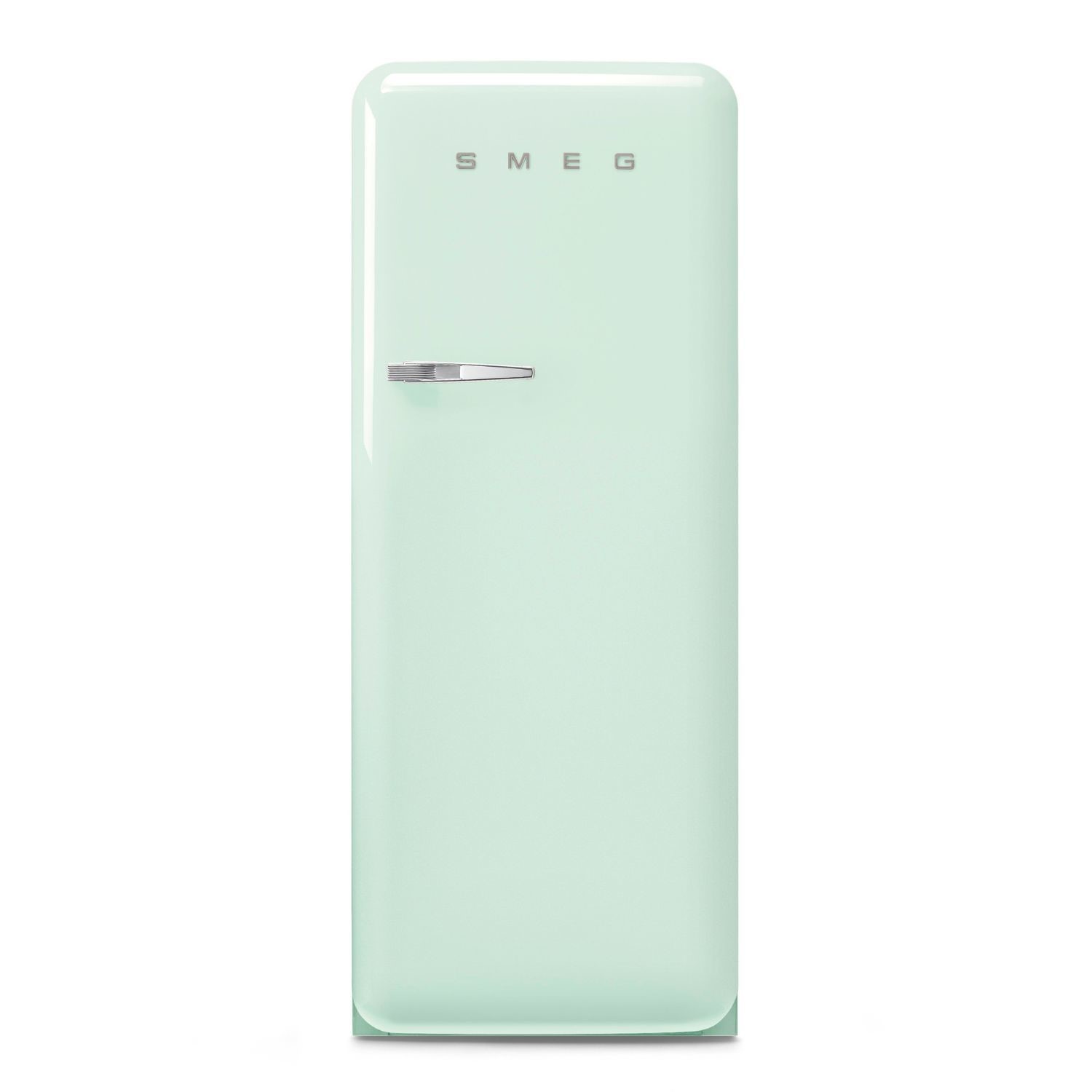 Smeg 244 Litre Fifties Style Right Hand Hinge Freestanding Fridge With Ice Box Pastel  FAB28RPG6