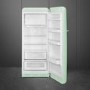 Smeg 244 Litre Fifties Style Left Hand Hinge Freestanding Fridge With Ice Box – Pastel Green