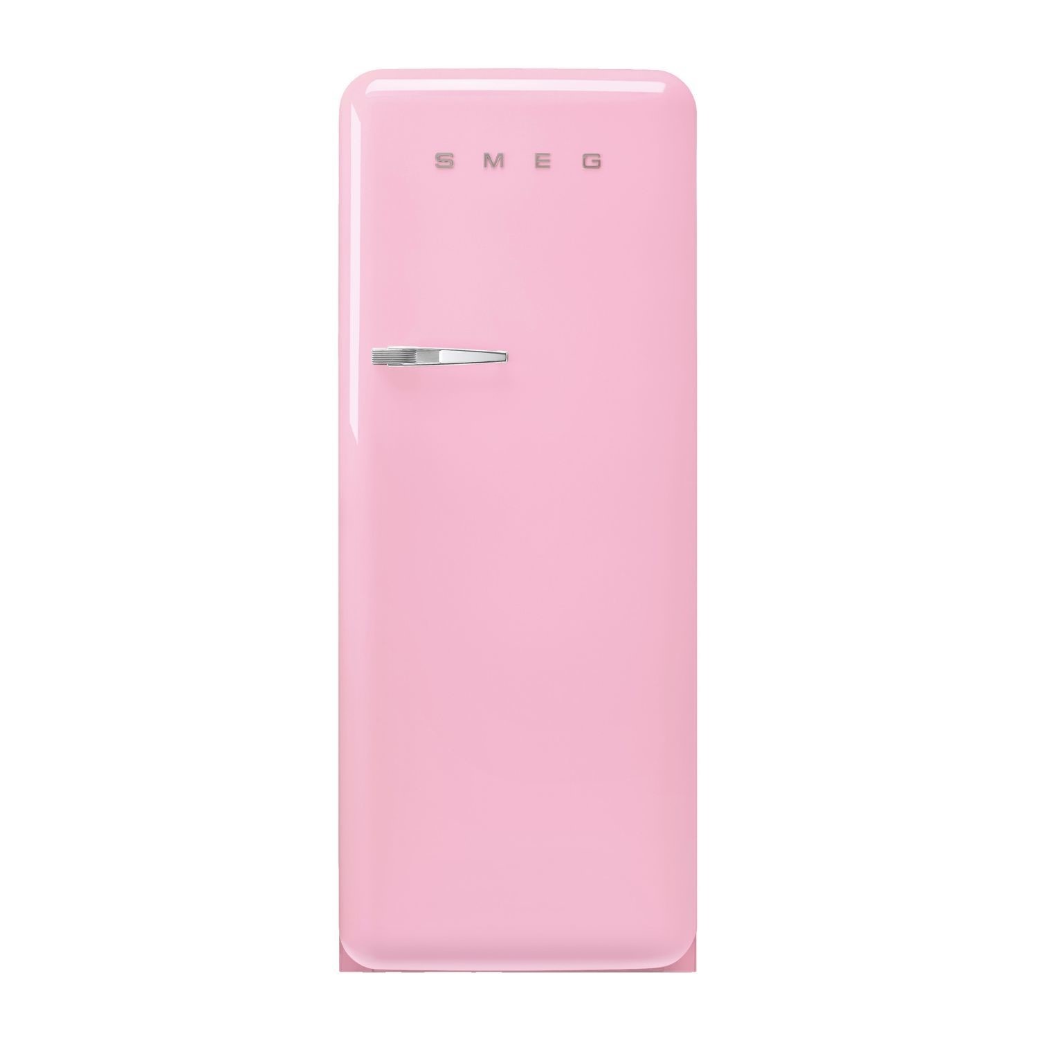 Smeg 244 Litre Fifties Style Right Hand Hinge Freestanding Fridge With Ice Box  FAB28RPK6