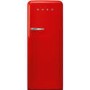 Smeg FAB28RRD3UK Fifities Style Right Hand Hinge Freestanding Fridge With Ice Box - Red