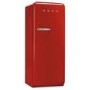Smeg 270 Litre Fifities Style Right Hand Hinge Freestanding Fridge With Ice Box - Red