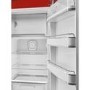 Smeg 270 Litre Fifities Style Right Hand Hinge Freestanding Fridge With Ice Box - Red