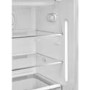 Smeg 270 Litre Fifities Style Right Hand Hinge Freestanding Fridge With Ice Box - Red