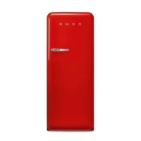 Smeg 244 Litre Fifties Style Right Hand Hinge Freestanding Fridge With Ice Box – Red
