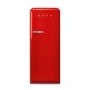 Smeg 244 Litre Fifties Style Right Hand Hinge Freestanding Fridge With Ice Box – Red