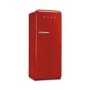 Smeg 244 Litre Fifties Style Right Hand Hinge Freestanding Fridge With Ice Box – Red