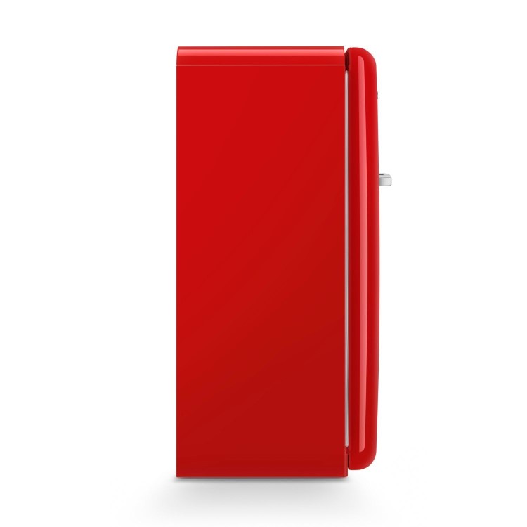 Smeg 244 Litre Fifties Style Right Hand Hinge Freestanding Fridge With Ice Box – Red