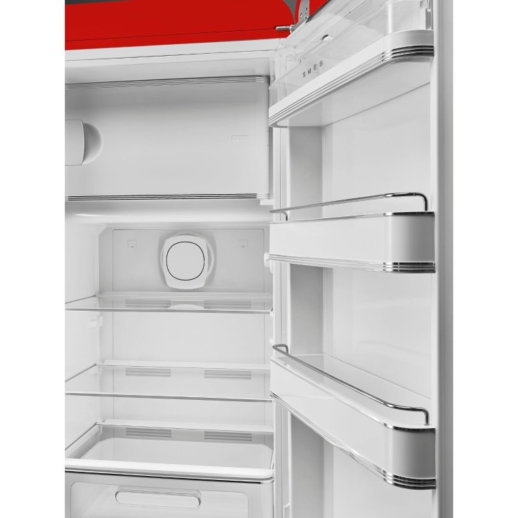Smeg 244 Litre Fifties Style Right Hand Hinge Freestanding Fridge With Ice Box – Red
