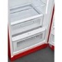 Smeg 244 Litre Fifties Style Right Hand Hinge Freestanding Fridge With Ice Box – Red