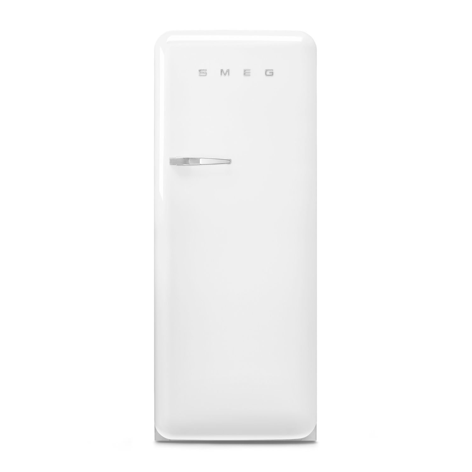 Smeg 244 Litre Fifties Style Right Hand Hinge Freestanding Fridge With Ice Box  FAB28RWH6UK
