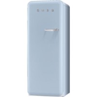 Smeg FAB28YAZ1 60cm Wide Retro Style Left Hinge Freestanding Fridge - Pastel Blue