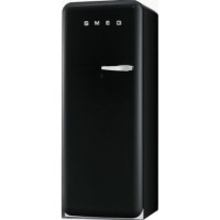 Smeg FAB28YNE1 60cm Wide Retro Style Left Hinge Freestanding Fridge - Black