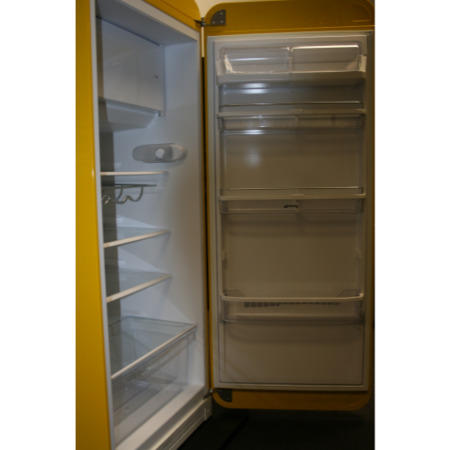 Smeg FAB28YNE Retro Style Fridge with Ice Box - Left Hand Hinge  in Black