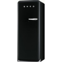 Smeg FAB28YNE Retro Style Fridge with Ice Box - Left Hand Hinge  in Black