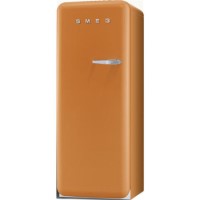 Smeg FAB28YO1 60cm Wide Retro Style Left Hinge Freestanding Fridge - Orange