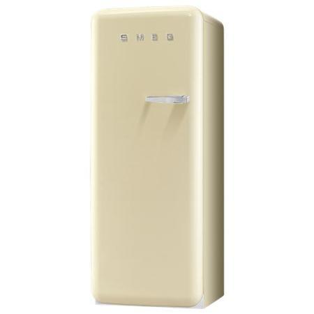 Smeg FAB28YP1 60cm Wide Retro Style Left Hinge Freestanding Fridge - Cream