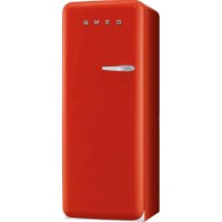 Smeg FAB28YR1 60cm Wide Retro Style Left Hinge Freestanding Fridge - Red