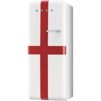 Smeg FAB28YSG Retro Style Fridge With Ice Box - Left Hand Hinge - St Georges Cross