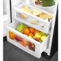 Smeg 294 Litre Fifties Style Left Hand Hinge 70/30 Fridge Freezer - Black