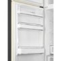 Smeg 294 Litre Fifties Style Left Hand Hinge 70/30 Fridge Freezer - Cream