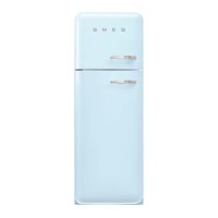 Smeg 294 Litre Fifties Style Left Hand Hinge 70/30 Fridge Freezer - Pastel Blue